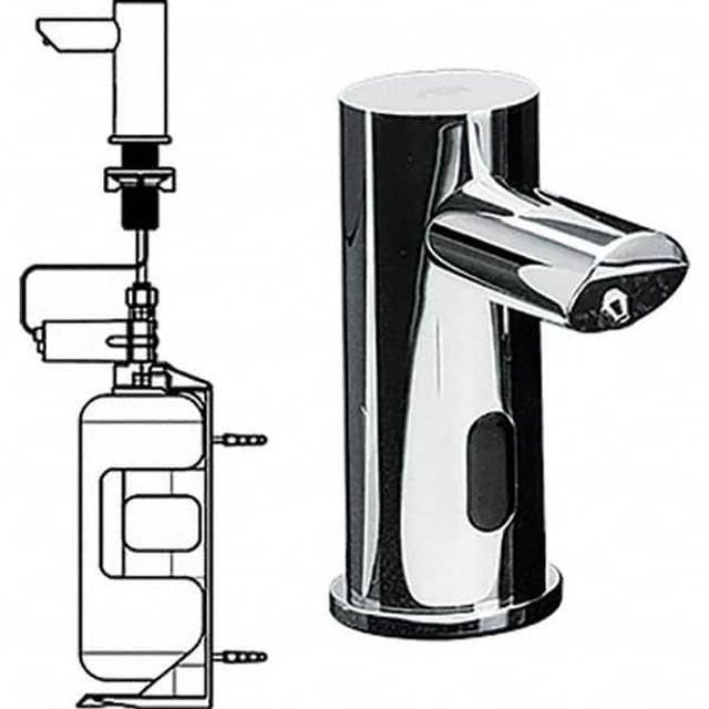 ASI-American Specialties, Inc. 0391-6-1AC 1 L Push Operation Liquid Hand Soap Dispenser