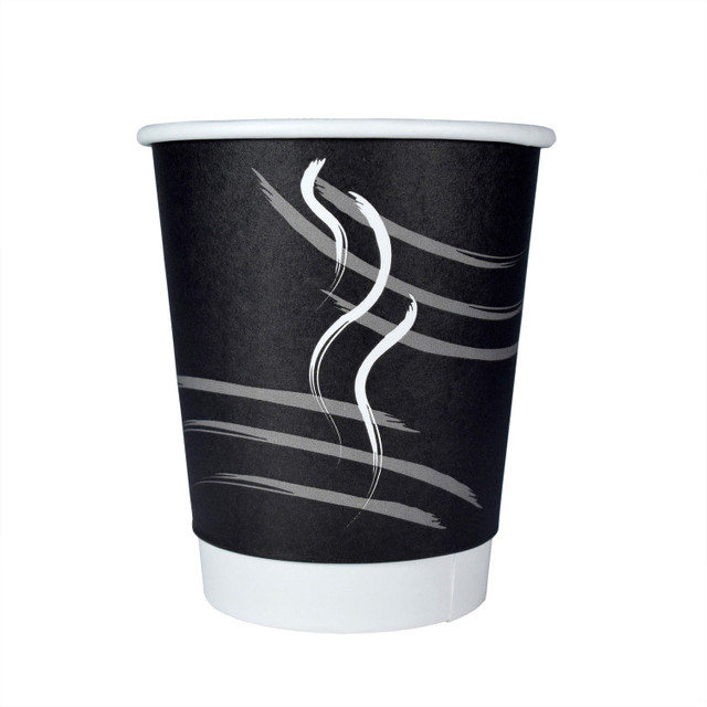 RDI-USA INC RDI CPDBU9BLK RDI 9 oz Double Wall Hot Paper Cups