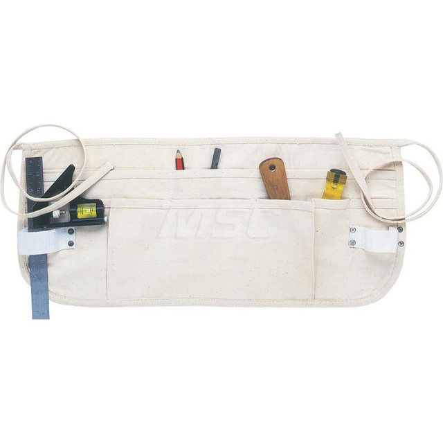 CLC C14 Tool Aprons & Tool Belts; Tool Type: Tool Apron ; Minimum Waist Size: 29 ; Maximum Waist Size: 55 ; Material: Canvas ; Number of Pockets: 12.000 ; Color: White