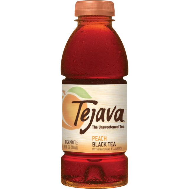 Crystal Geyser Water Company Tejava 40132 Tejava Peach Black Tea Bottle