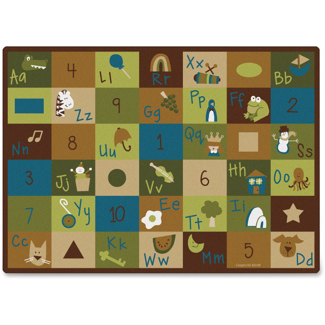 Carpets for Kids 37701 Carpets for Kids Learning Blocks Nature Design Rug