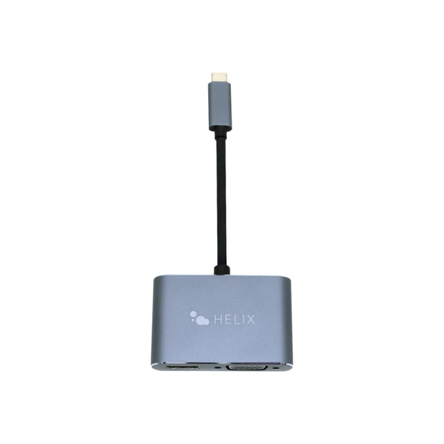EMERGE TECHNOLOGIES, INC. ETHADPCHV Helix - Adapter - 24 pin USB-C male to HD-15 (VGA), HDMI female - 4K30Hz (3840 x 2160) support, 1080p support 60Hz (VGA)
