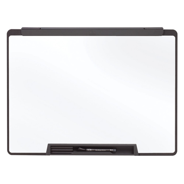 ACCO BRANDS USA, LLC Quartet MMP75  Cubicle Motion Dry-Erase Whiteboard, 36in x 24in, Aluminum Frame With Black Finish