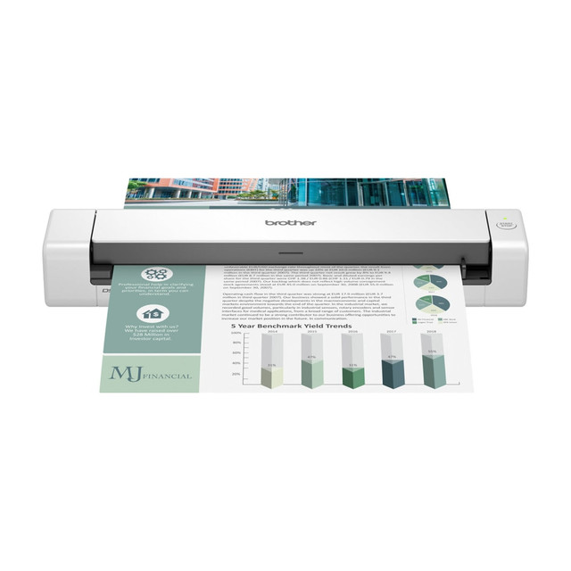 BROTHER INTL CORP Brother DS-740D  DSmobile DS-740D Duplex Portable Color Document Scanner, 1.8inH x 11.9inW x 2.5inD