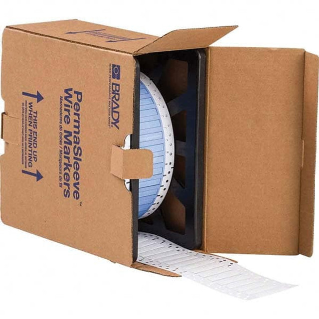 Brady 11216 Label Maker Label: White, Polyolefin, 5,000 per Roll