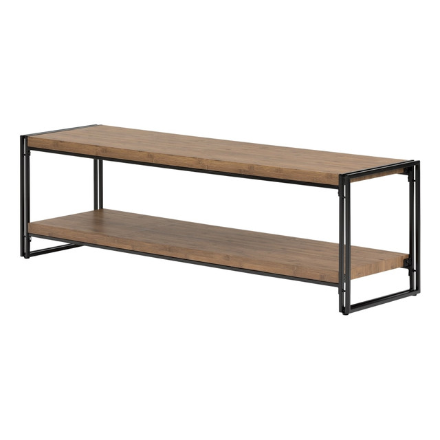 SOUTH SHORE IND LTD 11522 South Shore Gimetri TV Stand For 65in TVs, Rustic Bamboo