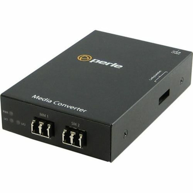 PERLE SYSTEMS 05060144 Perle S-100MM-S2LC120 Media Converter - 2 x LC Ports - DuplexLC Port - 100Base-ZX, 100Base-FX - 74.56 Mile - Wall Mountable, Rail-mountable, Rack-mountable PERLE SYSTEMS 05060144 Perle S-100MM-S2LC120 Media Converter - 2 x LC Ports - DuplexLC Port - 100Base-ZX, 100Base-FX - 74.56 Mile - Wall Mountable, Rail-mountable, Rack-mountable