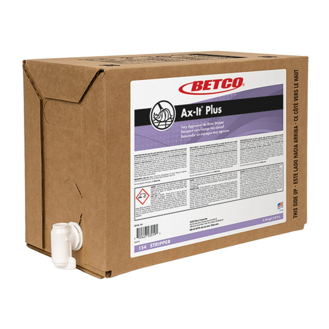 BETCO CORPORATION 1540500 Betco Ax-It Plus Floor Finish Remover, 5 Gal Bag in Box