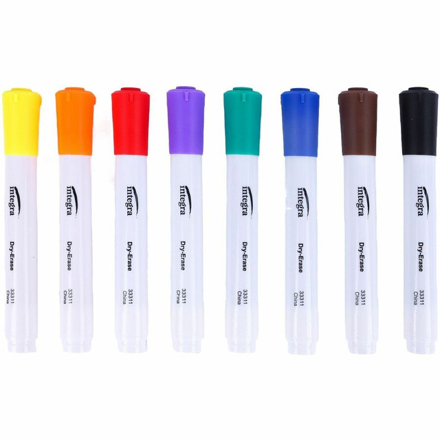 Integra 33311 Integra Chisel Point Dry-erase Markers Integra 33311 Integra Chisel Point Dry-erase Markers