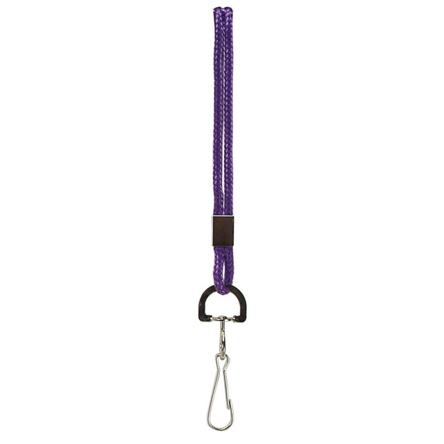 BAUMGARTENS BAUM68914BN  Lanyards, 38in, Purple, Pack Of 24