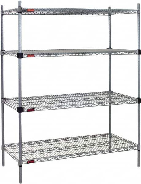 Eagle MHC F2QA2-74-2448V  - Starter Unit Wire Shelving: 4 Shelves