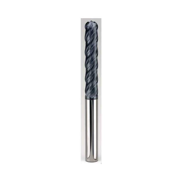 SGS 70447 Ball End Mill: 0.25" Dia, 1.125" LOC, 4 Flute, Solid Carbide