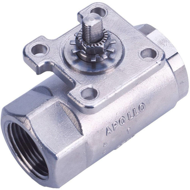 Apollo. 76AR764 Manual Ball Valve: 1-1/2" Pipe, Standard Port, Stainless Steel