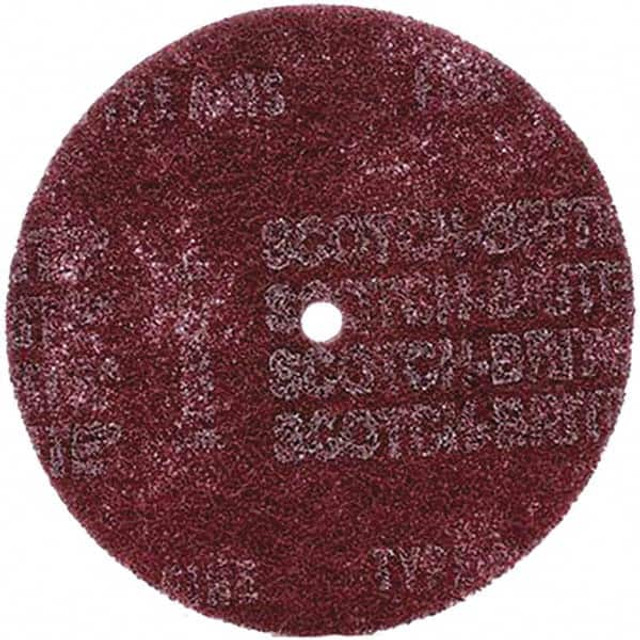 3M 7000121006 Deburring Disc: 8" Dia, 1/2" Hole, Fine Grade, Aluminum Oxide