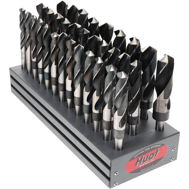 Hertel C.E96.S33 Drill Bit Set: Reduced Shank Drill Bits, 1" Drill Bit Size, 118 °, High Speed Steel