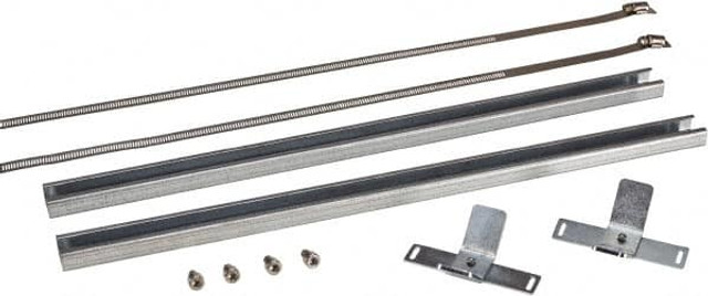 Fibox PMK ARCA 70 Electrical Enclosure Pole Mount Kit: Stainless Steel, Use with ARCA IEC