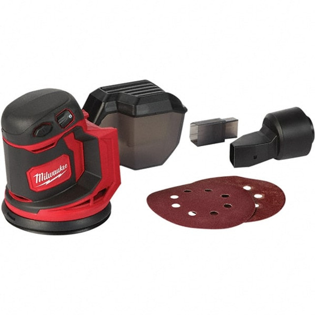 Milwaukee Tool 2648-20 Electric Orbital Sanders; Round Pad Size: 5in ; Backing Pad Type: Hook & Loop