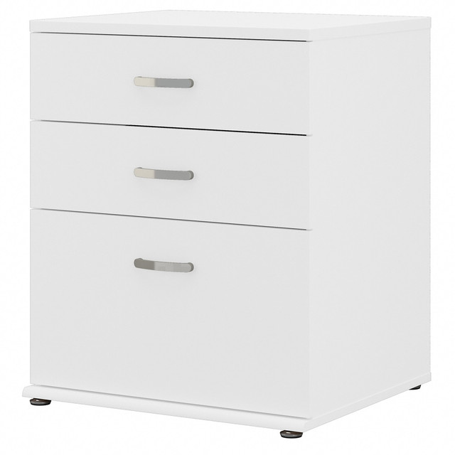 BUSH INDUSTRIES INC. UNS328WH Bush Business Furniture Universal Floor Storage Cabinet With Drawers, White, Standard Delivery BUSH INDUSTRIES INC. UNS328WH Bush Business Furniture Universal Floor Storage Cabinet With Drawers, White, Standard Delivery