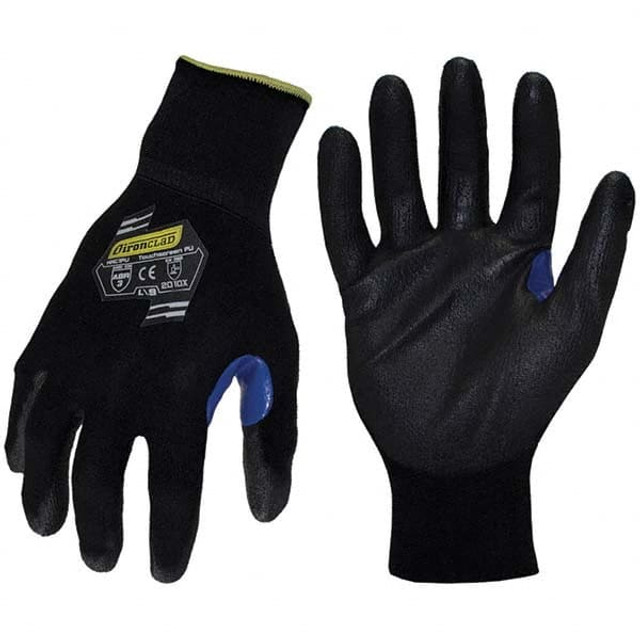 ironCLAD KKC1PU-02-S General Purpose Work Gloves: Small, Polyurethane Coated, Nylon & Spandex