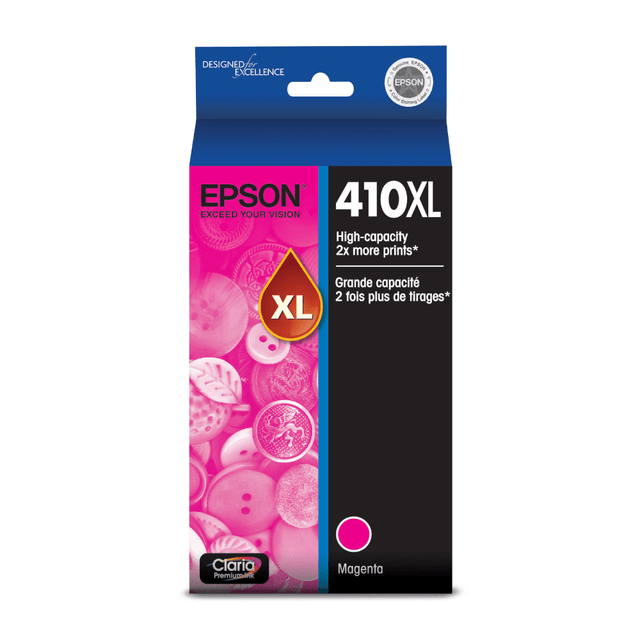 EPSON AMERICA INC. T410XL320-S Epson 410XL Claria Premium Magenta High-Yield Ink Cartridge, T410XL320-S