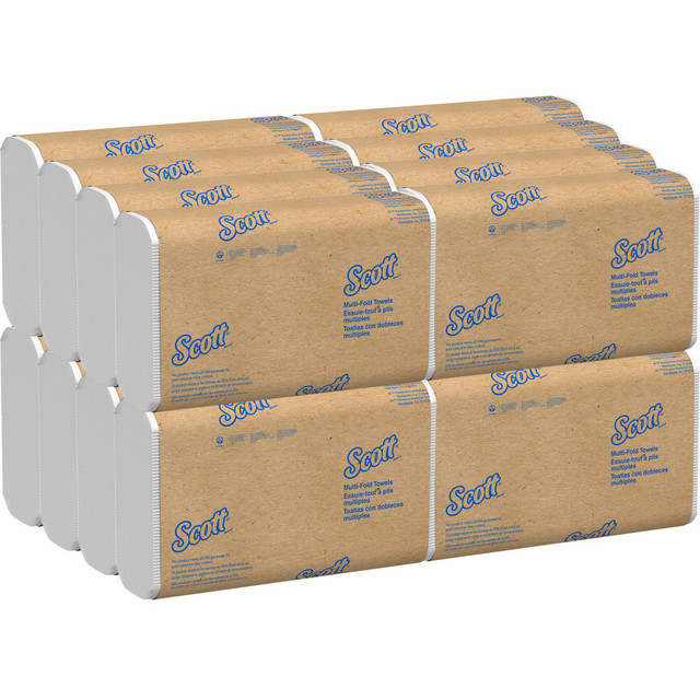 KIMBERLY-CLARK Scott 01840  Multi-Fold 2-Ply Paper Towels, 250 Sheets Per Pack, Case Of 16 Packs