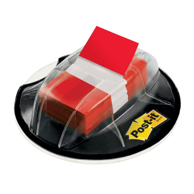 3M CO 680-HVRD Post-it Flags in Desk Grip Dispenser, 1in x 1 -11/16in, Red, 200 Flags 3M CO 680-HVRD Post-it Flags in Desk Grip Dispenser, 1in x 1 -11/16in, Red, 200 Flags