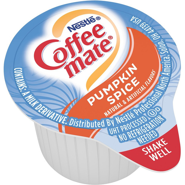 Nestle Professional Coffee mate 75520 Coffee mate Pumpkin Spice Flavored Liquid Creamer Singles