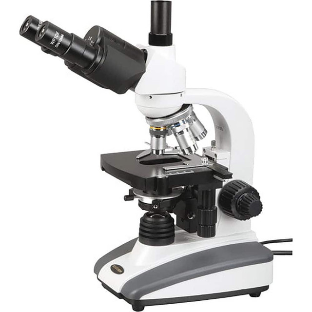 AmScope T360B Microscopes; Microscope Type: Compound ; Eyepiece Type: Trinocular ; Image Direction: Upright ; Eyepiece Magnification: 10x