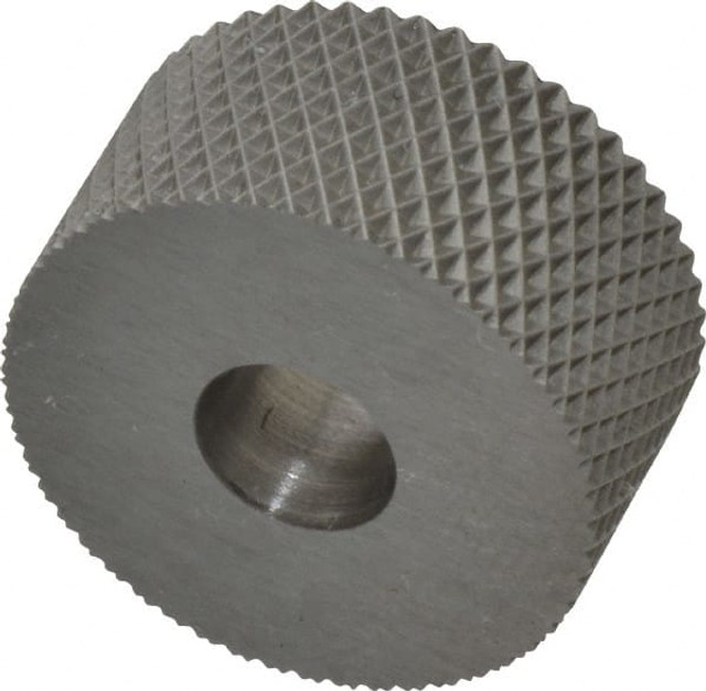 MSC KPF-225 Standard Knurl Wheel: 3/4" Dia, 90 ° Tooth Angle, 25 TPI, Diamond, High Speed Steel