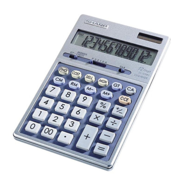 SHARP ELECTRONICS CORPORATION EL339HB Sharp EL339HB Desktop Display Calculator