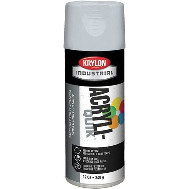 Krylon K01502A07 Lacquer Spray Paint: White, Flat, 16 oz