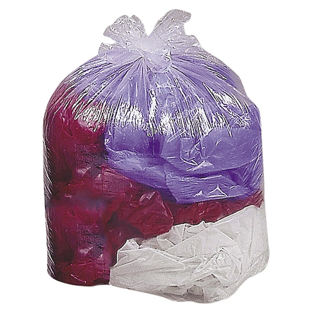 GENUINE JOE 01013 Super Hexene Clear Trash Can Liners, 33 Gallons, 33in x 39in, Box Of 250 GENUINE JOE 01013 Super Hexene Clear Trash Can Liners, 33 Gallons, 33in x 39in, Box Of 250