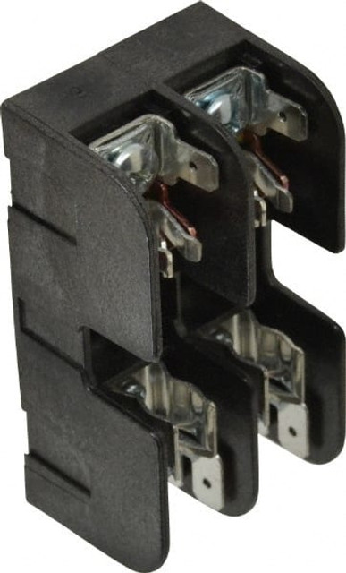 Ferraz Shawmut 30322R 2 Pole, 10 to 14 AWG, 600 VAC/VDC, 30 Amp, DIN Rail Mount, Screw Mount Fuse Block