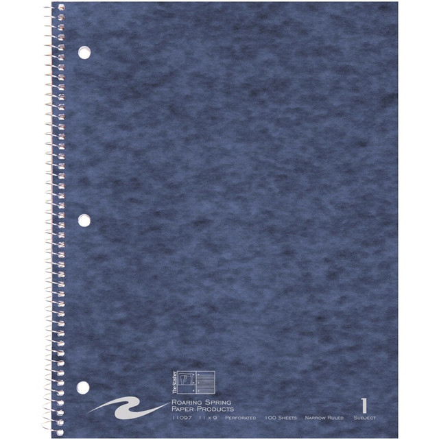 Roaring Spring Paper Products Roaring Spring 11097cs Roaring Spring Stasher Narrow Ruled One Subject Spiral Notebook Roaring Spring Paper Products Roaring Spring 11097cs Roaring Spring Stasher Narrow Ruled One Subject Spiral Notebook