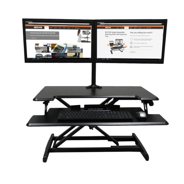 VICTOR TECHNOLOGY Victor DCX610  DCX610 36inW Compact Standing Desk Converter