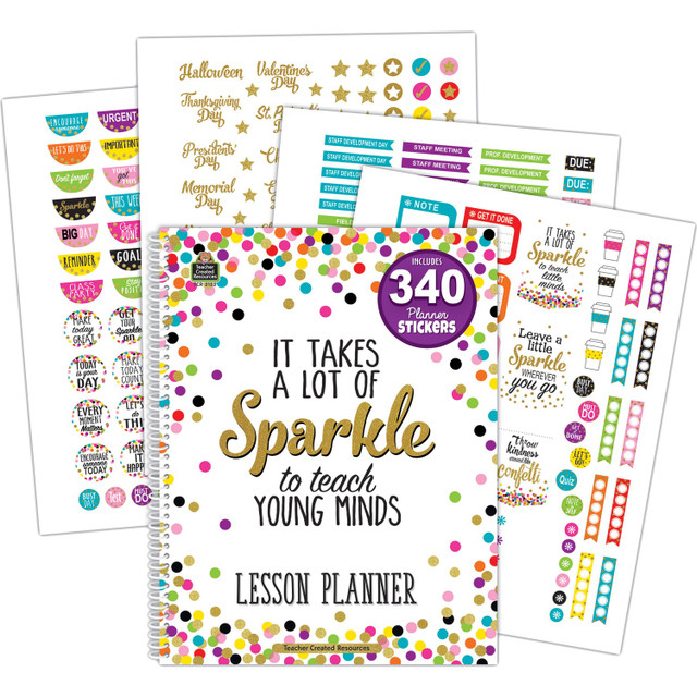 Teacher Created Resources 2152 Teacher Created Resources Confetti Lesson Planner