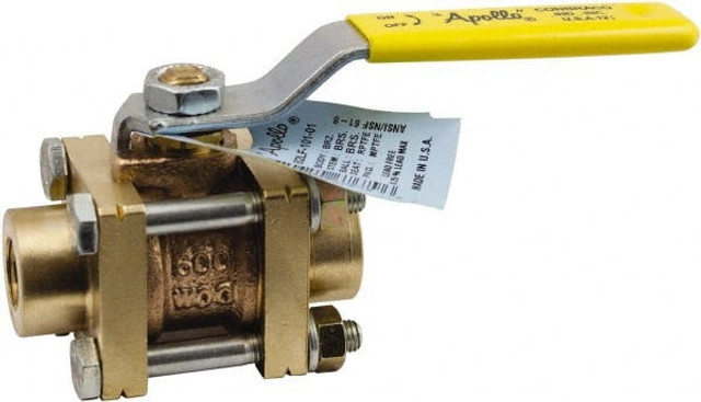 Conbraco 82LF20301 Full Port Manual Ball Valve: 1/2" Pipe, Full Port