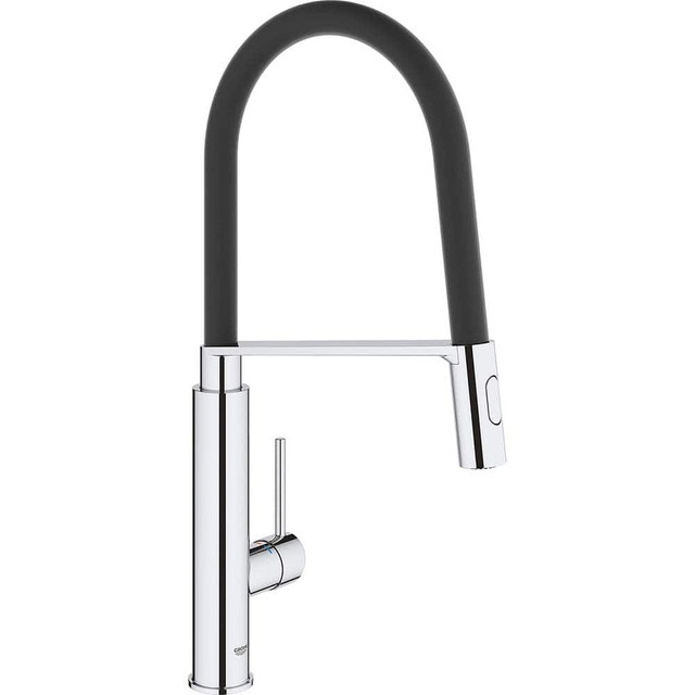 Grohe 31492000 Kitchen & Bar Faucets; Type: Pull Down ; Style: Contemporary; Modern; Transitional ; Mount: Deck ; Design: One Handle ; Handle Type: Lever ; Spout Type: High Arc