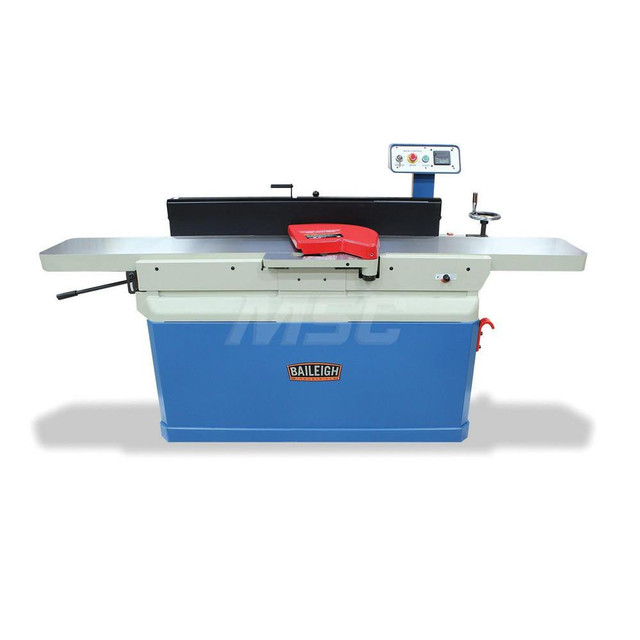 Baileigh 1020255 Jointers; Maximum Cutting Width (Inch): 12 ; Maximum Cutting Depth (Inch): 1/8 ; Cutter Head Speed (RPM): 5500.00 ; Fence Length (Inch): 47 ; Fence Height (Inch): 6