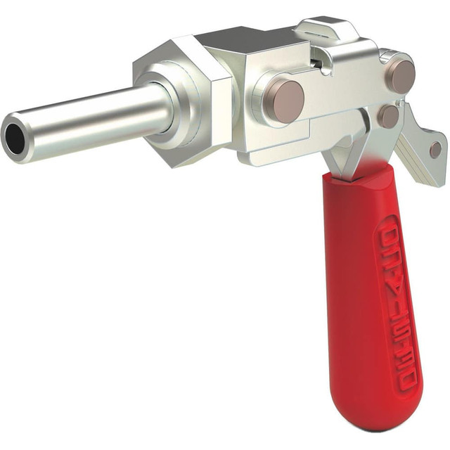 De-Sta-Co 604-MMRSS Standard Straight-Line Action Clamps; Load Capacity (N): 1780.00 ; Load Capacity: 1780 ; Plunger Travel (Decimal Inch): 1.5000 ; Plunger Travel: 1.5in ; Plunger Shape: Round ; Plunger Thread Size: M8