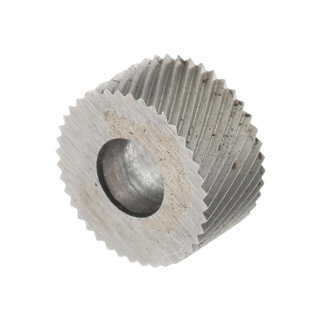 MSC BPL-128 Standard Knurl Wheel: 5/16" Dia, 80 ° Tooth Angle, Diagonal, High Speed Steel