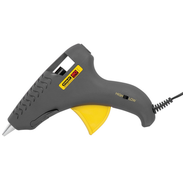 AMAX INCORPORATED GR252 Stanley Bostitch Glueshot Dual-Melt Glue Gun, 7inH x 1/4inW x 10 3/4inD, Gray/Yellow AMAX INCORPORATED GR252 Stanley Bostitch Glueshot Dual-Melt Glue Gun, 7inH x 1/4inW x 10 3/4inD, Gray/Yellow