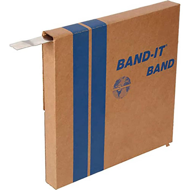 Band-It C20699 Band Clamps; Clamp Type: Banding Strap Roll ; Material: Stainless Steel ; Number of Pieces: 1 ; Material Grade: 201 ; Includes: 100/Roll ; System Of Measurement: Decimal Inch