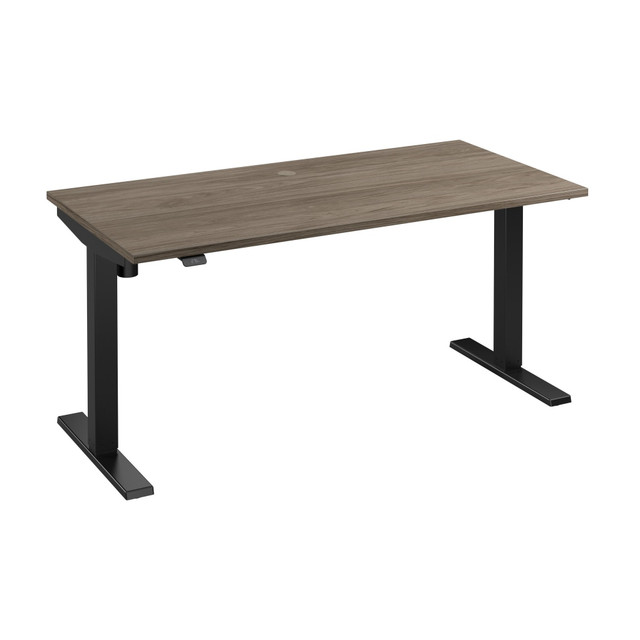 BUSH INDUSTRIES INC. M4S6030MHBK Bush Business Furniture Move 40 Series Electric 60inW x 30inD Electric Height-Adjustable Standing Desk, Modern Hickory/Black, Standard Delivery BUSH INDUSTRIES INC. M4S6030MHBK Bush Business Furniture Move 40 Series Electric 60inW x 30inD Electric Height-Adjustable Standing Desk, Modern Hickory/Black, Standard Delivery