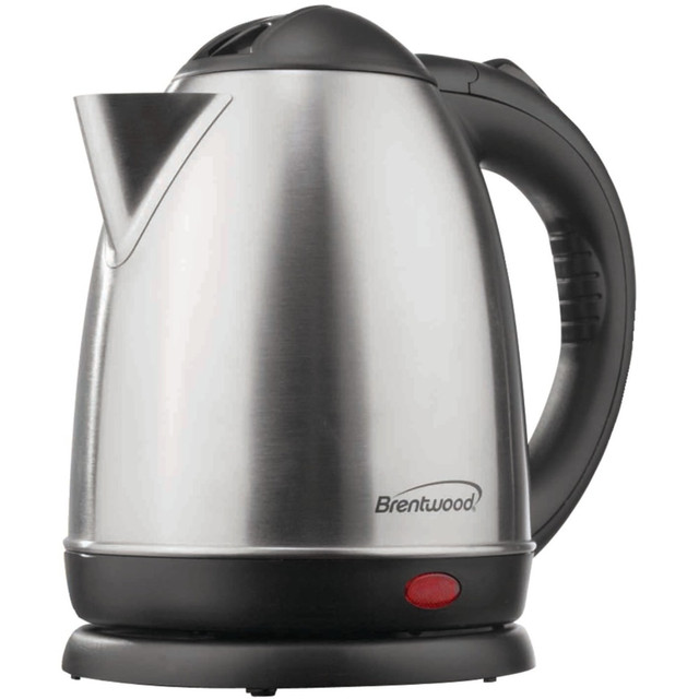 BRENTWOOD APPLIANCES, INC. KT-1780 Brentwood 1.5 Liter Stainless Steel Tea Kettle - 1000 W - 1.59 quart - Brushed Stainless Steel BRENTWOOD APPLIANCES, INC. KT-1780 Brentwood 1.5 Liter Stainless Steel Tea Kettle - 1000 W - 1.59 quart - Brushed Stainless Steel