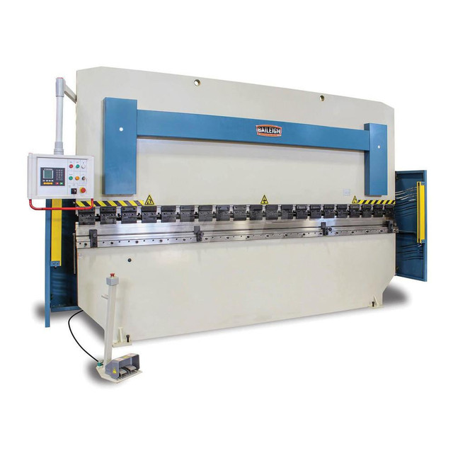 Baileigh 1000789 Press Brakes; Bending Length (Inch): 124 ; Machine Type: CNC Press Brake ; Press Brake Style: Hydraulic Horizontal