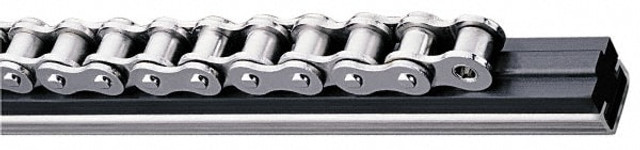 Fenner Drives GC3560-5S120.00 Belt & Chain Guides; Guide Type: Single Chain Guide ; Guide Height: 0.71mm; 0.71in (Decimal Inch); Guide Material: UHMW PE ; Overall Length: 10cm; 10in; 10yd; 10mm; 10ft; 10m ; Channel Material: Stainless Steel ; UNSPSC 