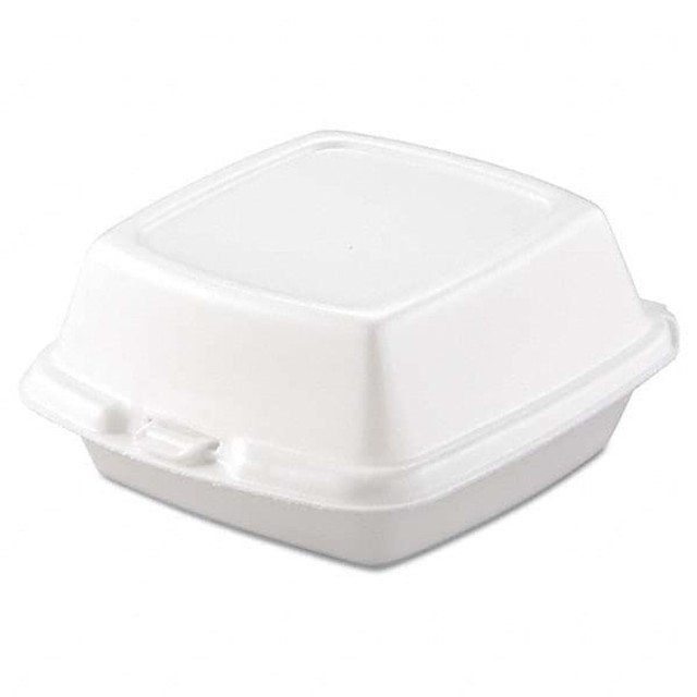 DART DCC60HT1 Carryout Food Containers, Foam, 1-Comp, 5 7/8 x 6 x 3, White, 500/Carton