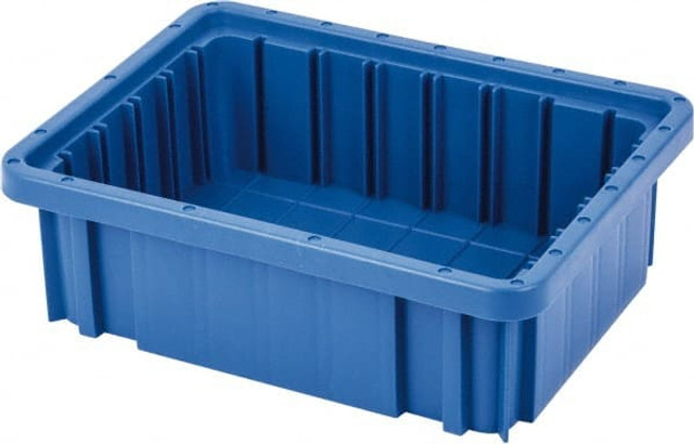 Quantum Storage DG91035BL Polypropylene Dividable Storage Tote: 50 lb Capacity