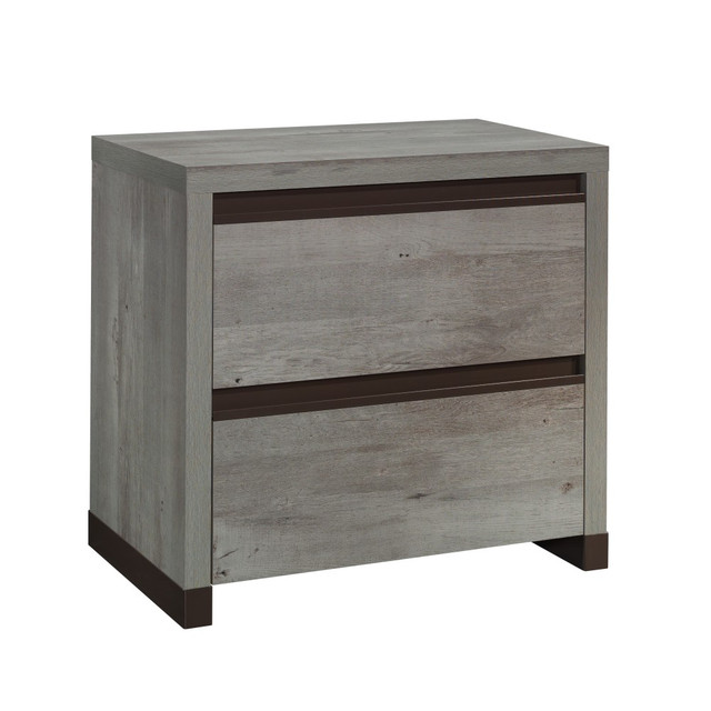 SAUDER WOODWORKING CO. 429249 Sauder Manhattan Gate 31-1/2inW x 20inD Lateral 2-Drawer File Cabinet, Mystic Oak SAUDER WOODWORKING CO. 429249 Sauder Manhattan Gate 31-1/2inW x 20inD Lateral 2-Drawer File Cabinet, Mystic Oak